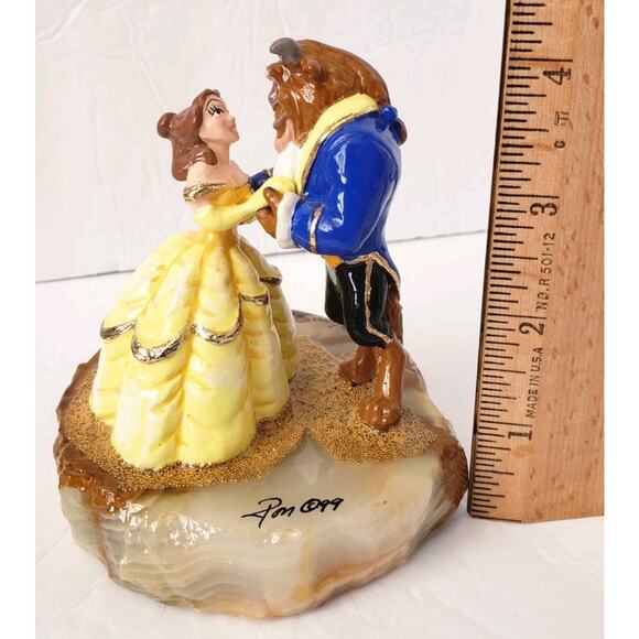 Vintage Disney Ron Lee 1999 Beauty and the Beast & Belle Sculpture #622 Rare - Picture 9 of 10